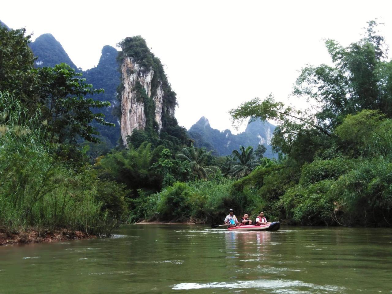 Khaosok River Camp Khao Sok National Park Exterior foto